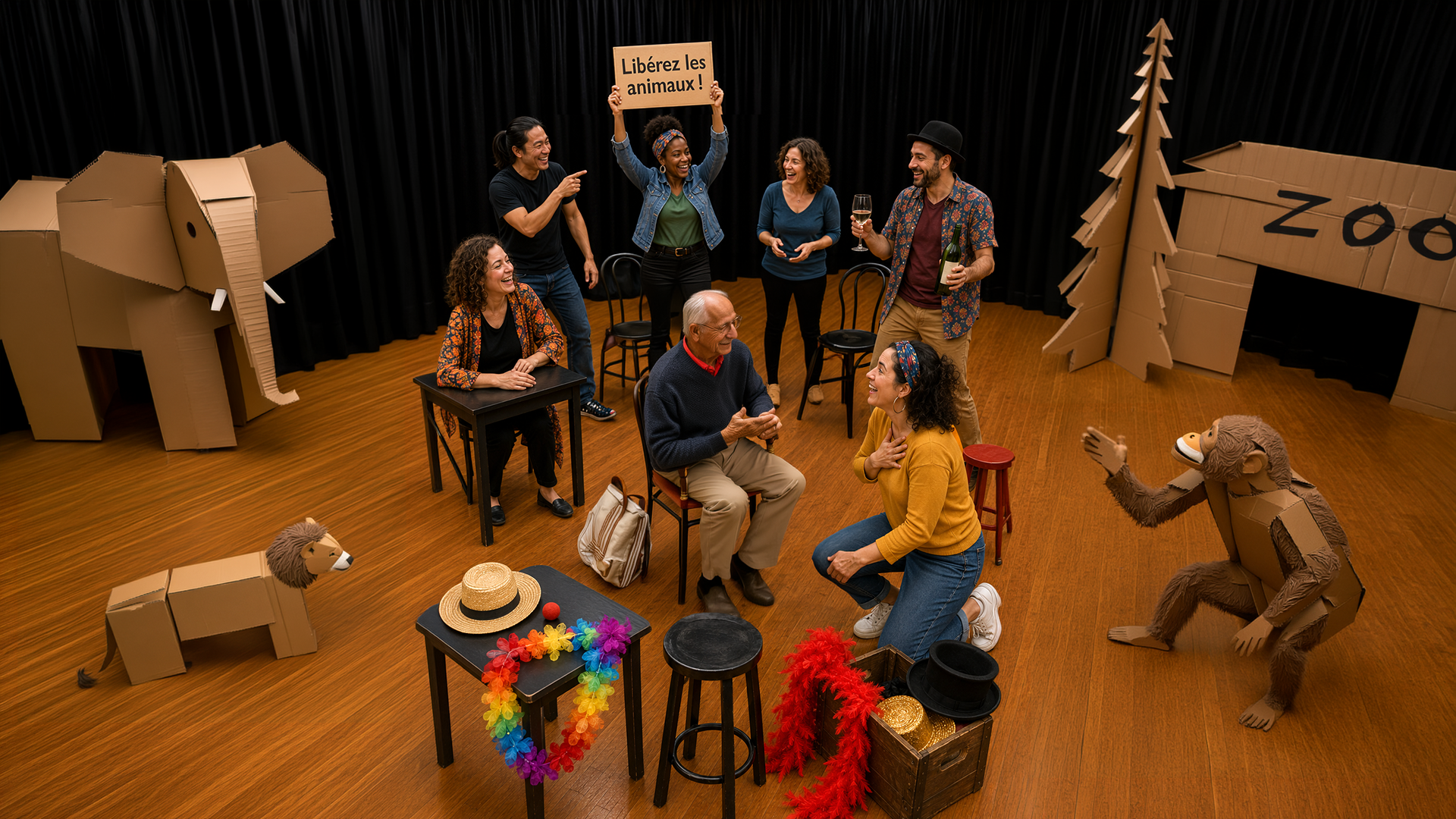 Atelier Théâtre d'improvisation pour adultes