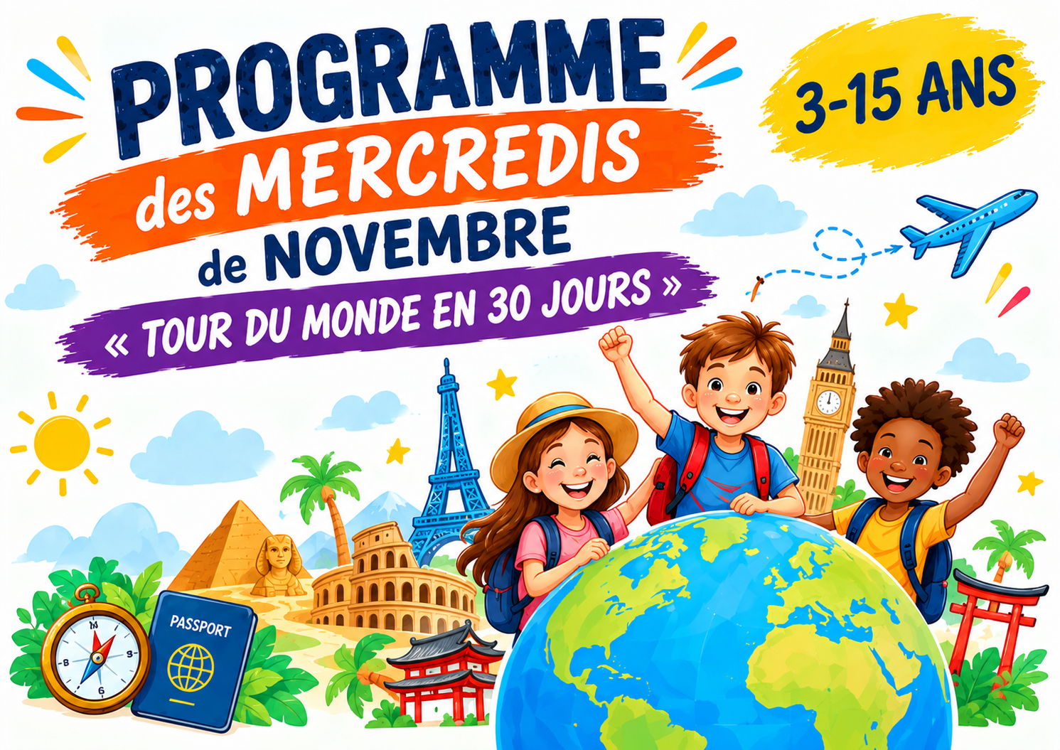 Inscriptions pour les mercredis de novembre !  Maison de Quartier Rosemont Saint-Ferjeux